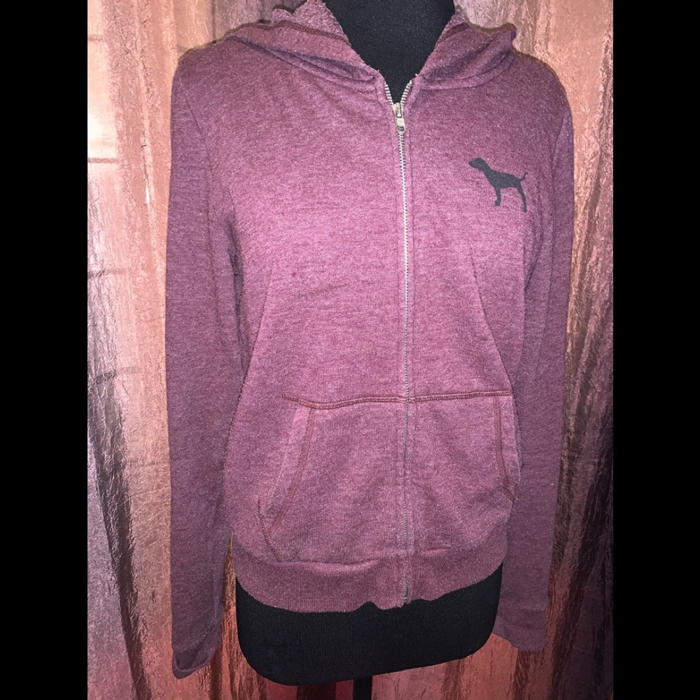 BOGO 50% Victoria’s‎ Secret Pink Burgundy zip up